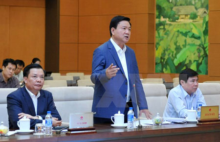 Bí thư Thành ủy Thành phố Hồ Chí Minh Đinh La Thăng.